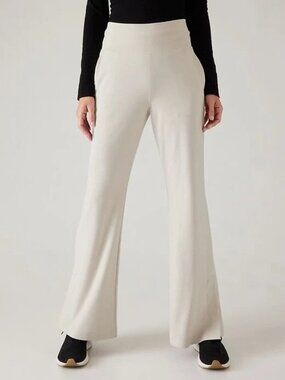 Athleta Pants Womens S Tall Beige Venice Flare UPF 50 Athleisure Activewear